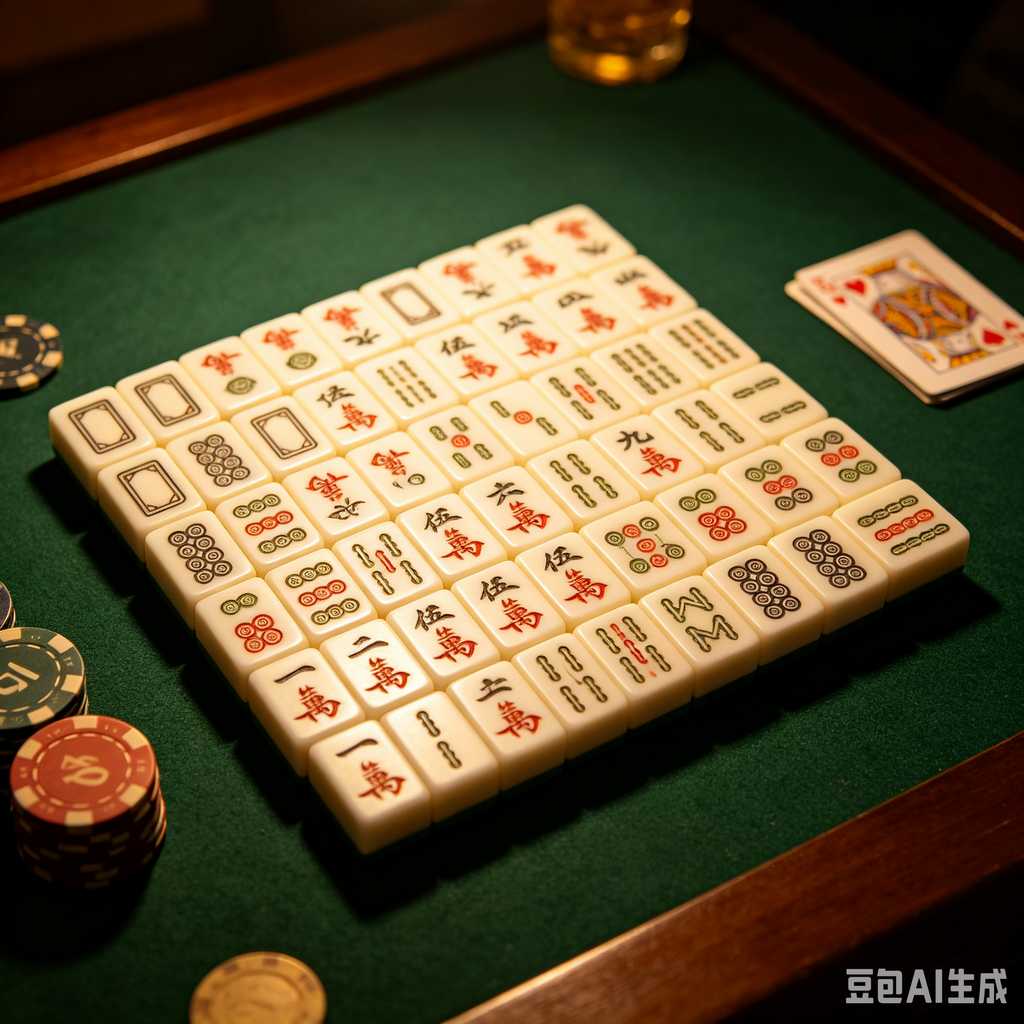 fine polished mahjong set